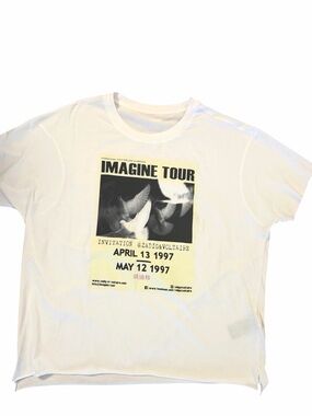 NWT Zadig & Voltaire Imagine Tour Graphic Tee L